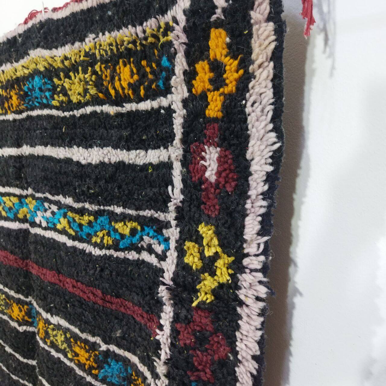 Handmade wool Berber rug 340 X 140 CM