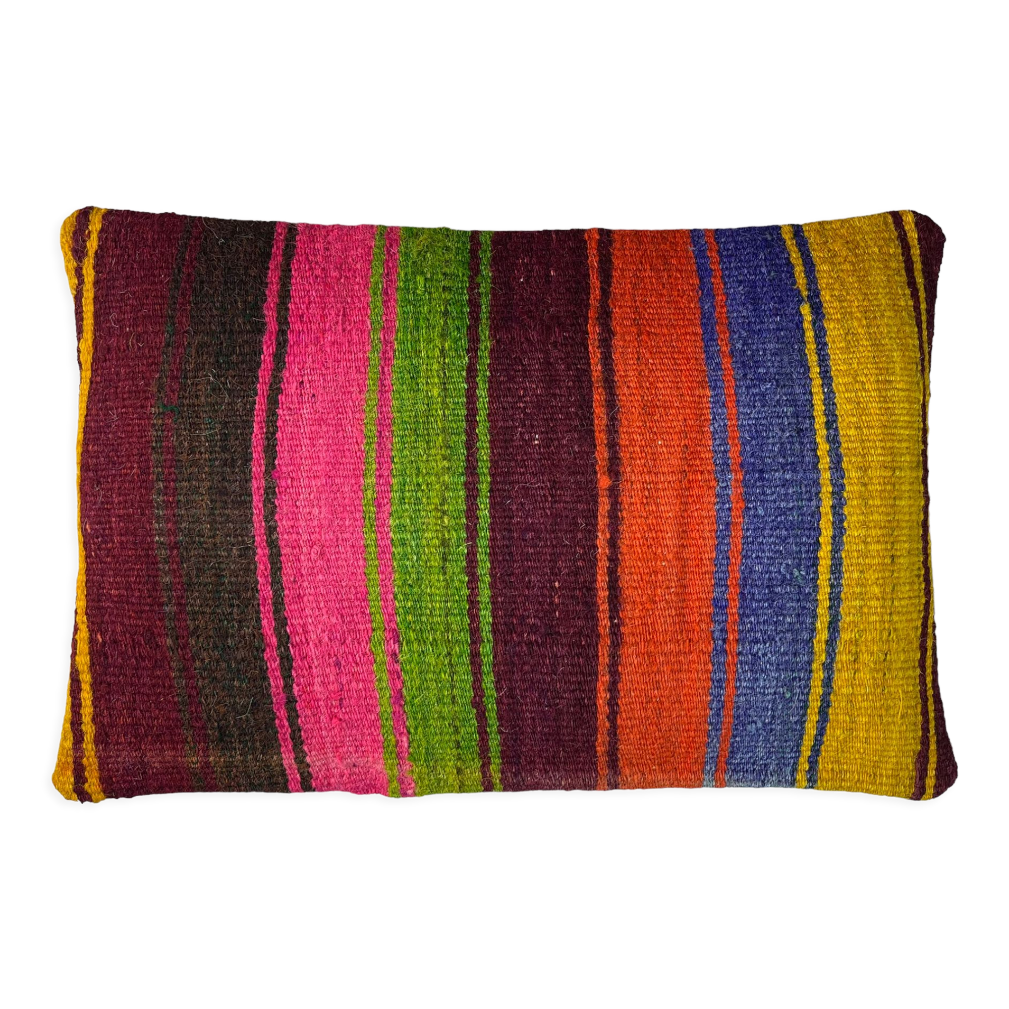 Vintage turkish kilim cushion cover