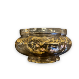Art Nouveau Planter In Enamelled Glass