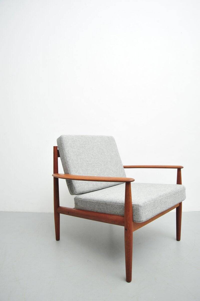 Teak lounge chair by Grete Jalk for France & Son, 1950s