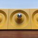 Wall lamp or ceiling light in metal by Klaus Hempel for Kaiser Leuchten, 1970s.