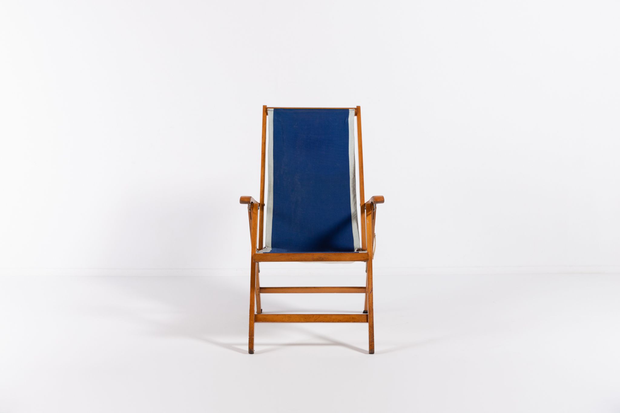 Italian foldable chaise longue by Fratelli Reguitti 1960