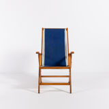 Italian foldable chaise longue by Fratelli Reguitti 1960