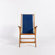 Italian foldable chaise longue by Fratelli Reguitti 1960
