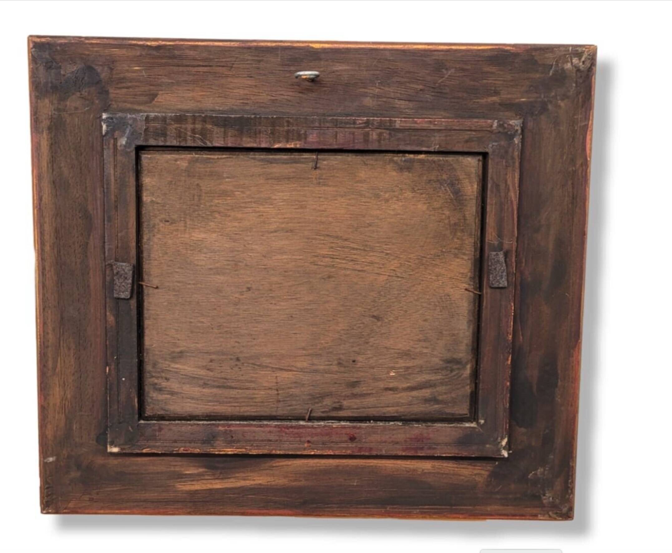 Huile sur bois impressionniste