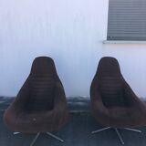 Pair of MoB Plastia back armchairs