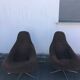 Pair of MoB Plastia back armchairs