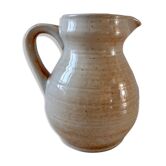 Vintage terracotta pitcher / varnished sandstone