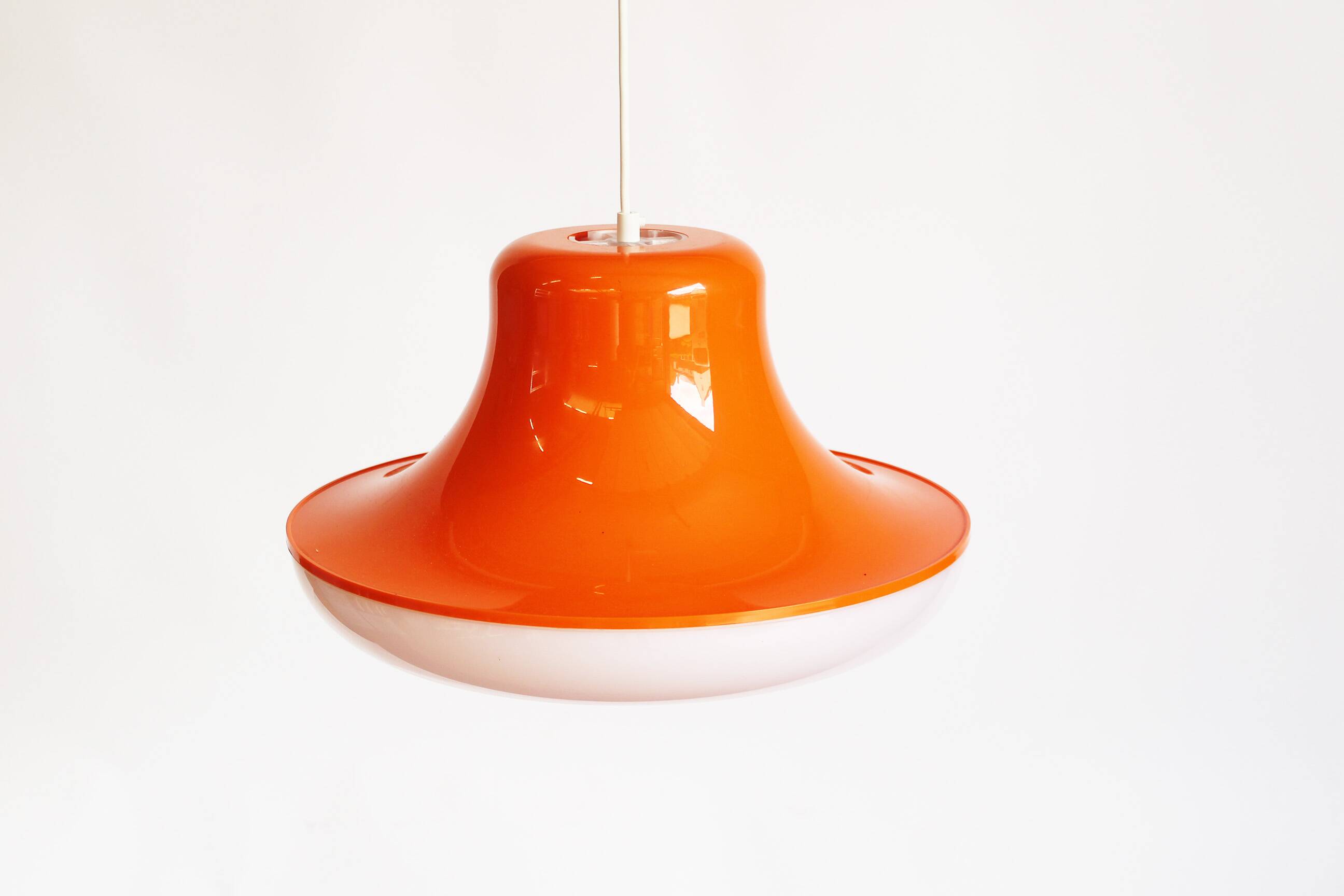 Spage Age Vintage Pop art pendant lamp by Massive, Belgium 1970's