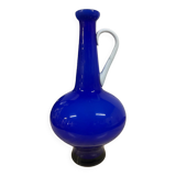 Vintage two-tone glass paste vase