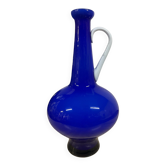 Vintage two-tone glass paste vase