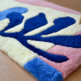 Tapis tufté main asymétrique 90x50