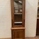 Showcase in two directoire style frames in solid walnut XX century