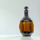 Decanter, carafe, amber bottle - pewter, glass - ZEISTER PEWTER