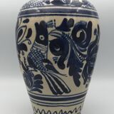 Vintage korond glazed terracotta pottery vase