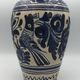 Vase poterie vintage en terre cuite vernissée de korond