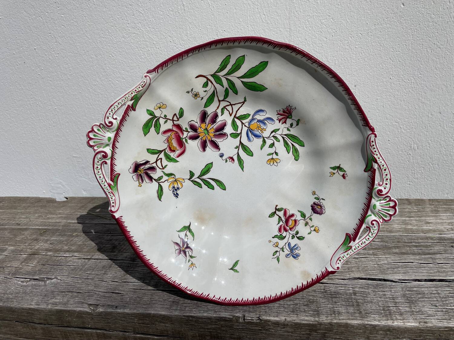 Large compote dish Old Strasbourg