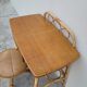 1950 vintage rattan dressing table with sun mirror