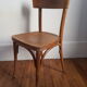 Chaise bistrot en bois clair