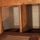 Bureau de pente en frêne et acacia XIXe