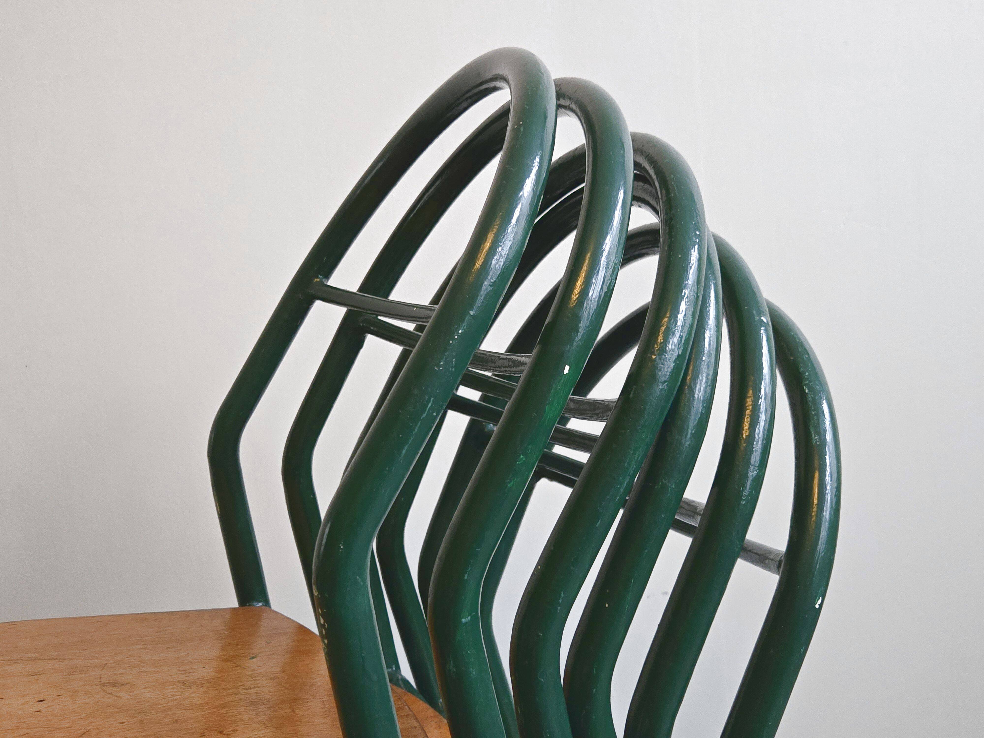 Set of 6 vintage Mobilor 1950 chairs