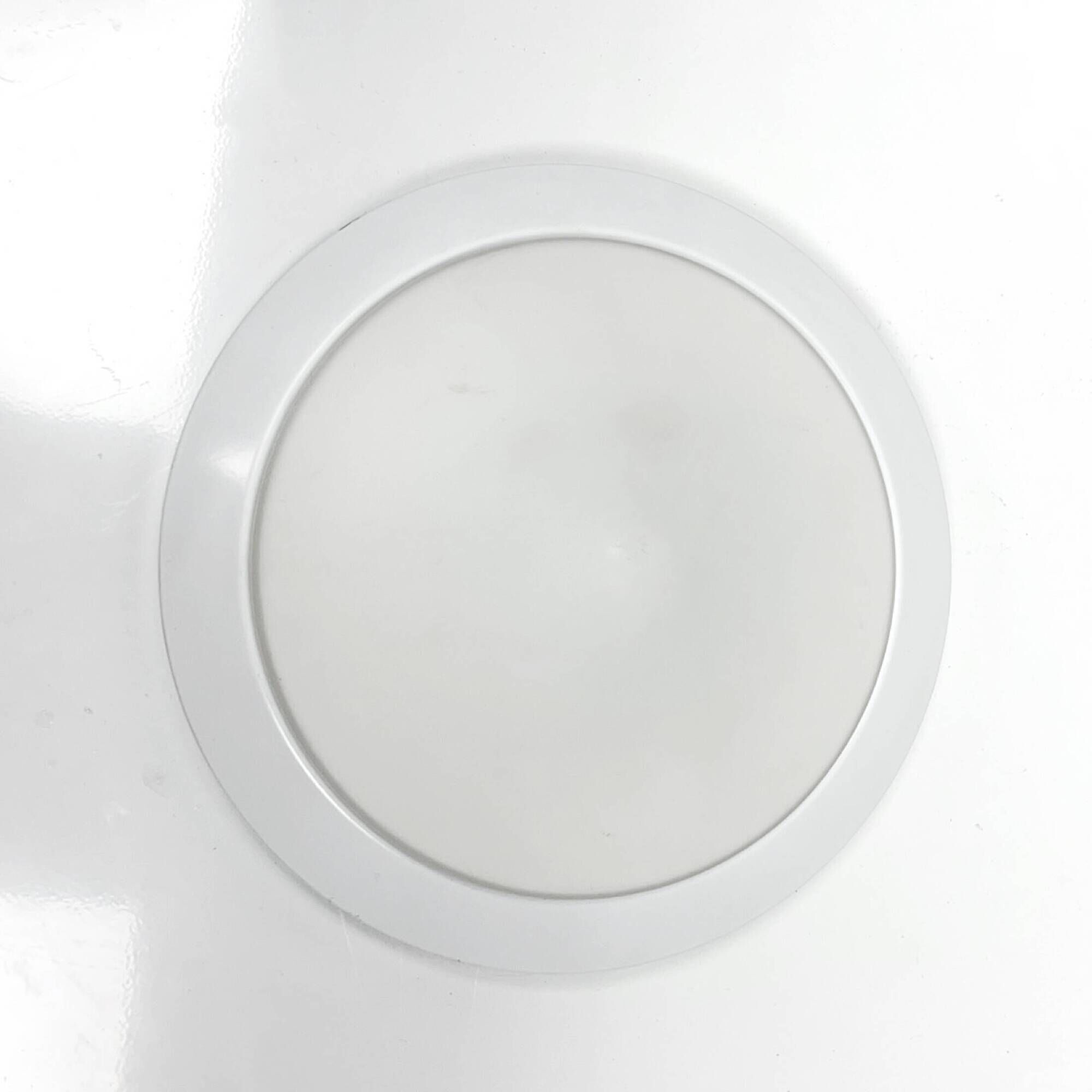 1980s Bahag round ceiling light made of glass and metal