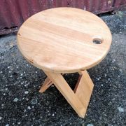 Lot table and folding stools Suzy by Adrian Reed.