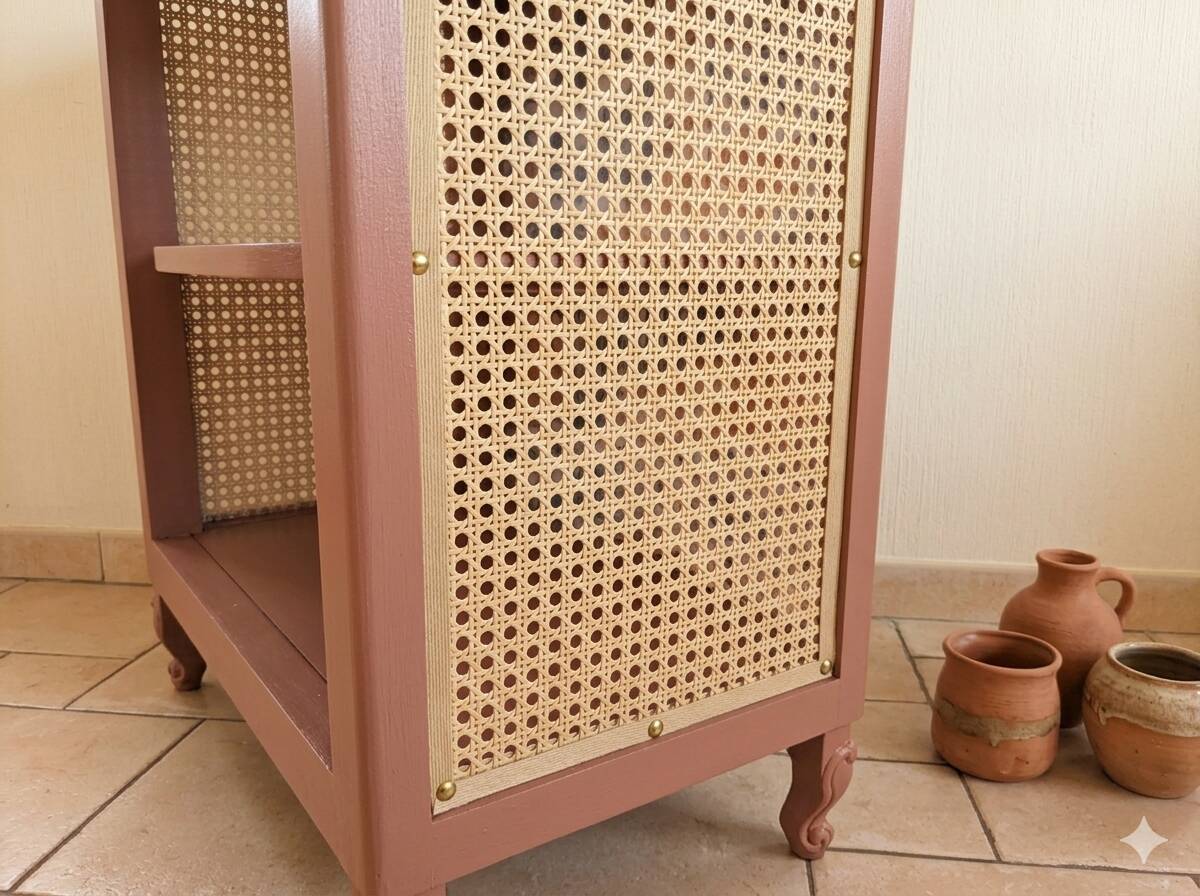 Renovated vintage side table