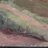 Oil on canvas, Path in the Countryside