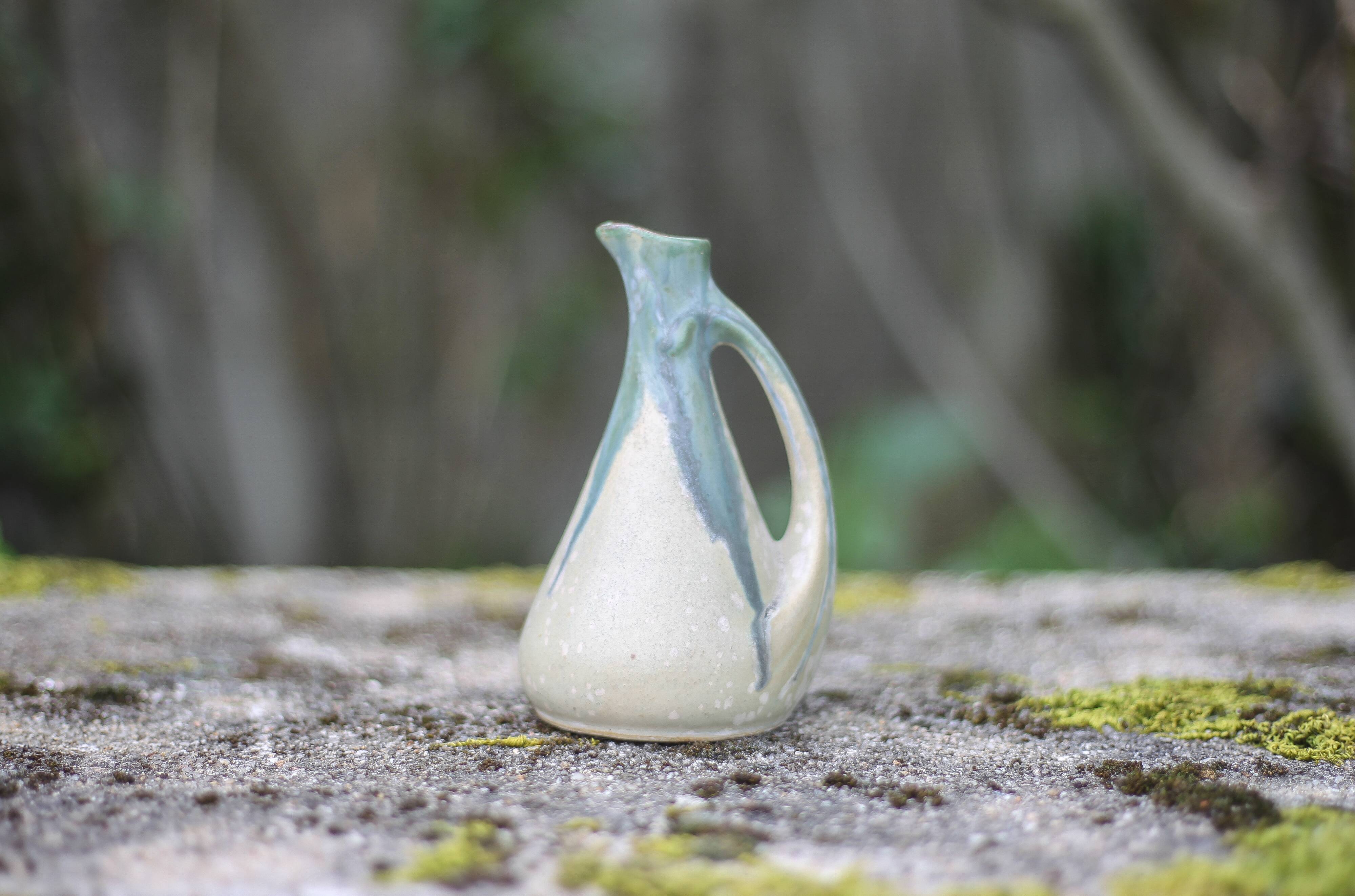 Pichet céramique Denbac, petit pichet céramique flammé