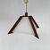 Lampe à suspension danoise esthétique, années 1960
