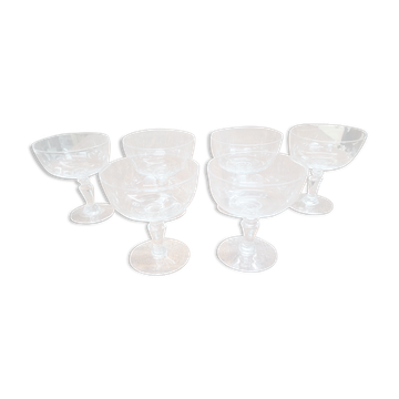 6 coupes a champagne ancienne
