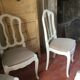 Lot de 5 chaises anciennes en chêne