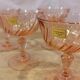 5 coupes à champagne de la marque "luminarc" rosaline