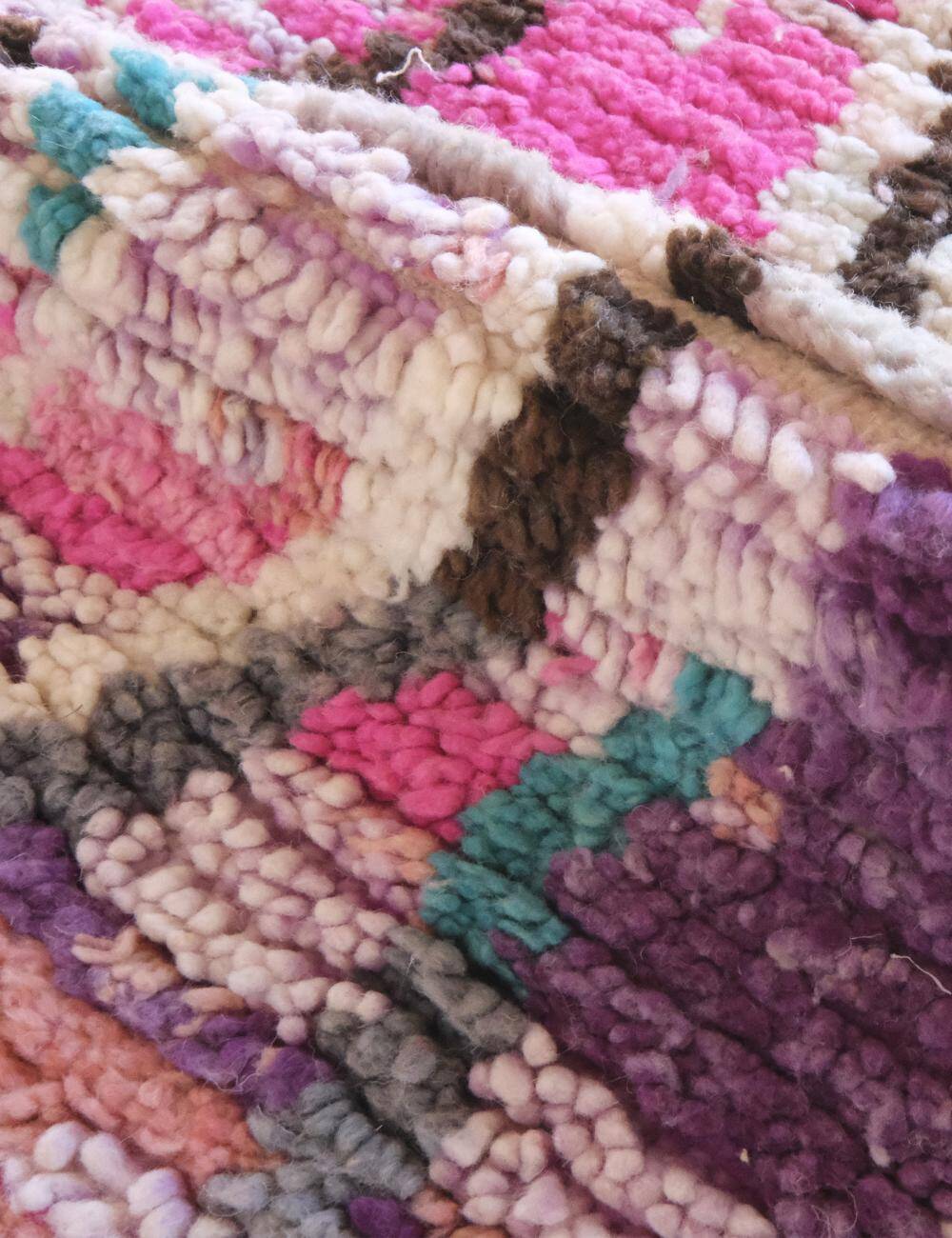 Berber Pastel Runner Rug - 388 x 72 cm