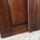 Paire de portes coulissantes chêne vintage