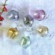 6 vintage glasses of iridescent colors
