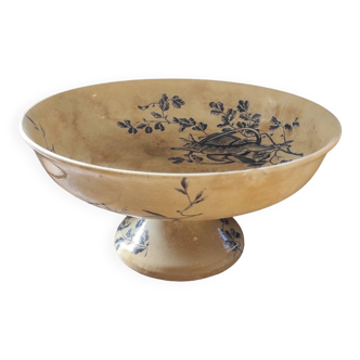 French antique porcelain fruit bowl by Sce Gibier