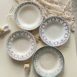 Mix and match old deep plates.