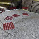 Chaises jardin vintage