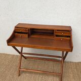 Colonial style desk in solid teak