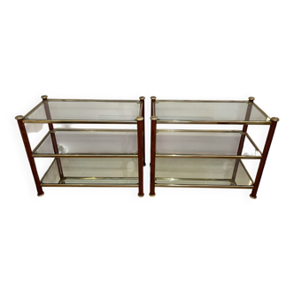 Pair of side tables, 20th century