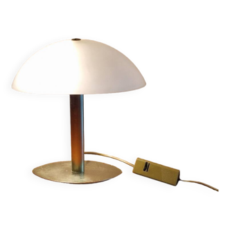 Vintage Italian table lamp, frosted glass