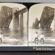 Photographie ancienne stereo, stereograph, luxe albumine 1903 Grand pont Écosse
