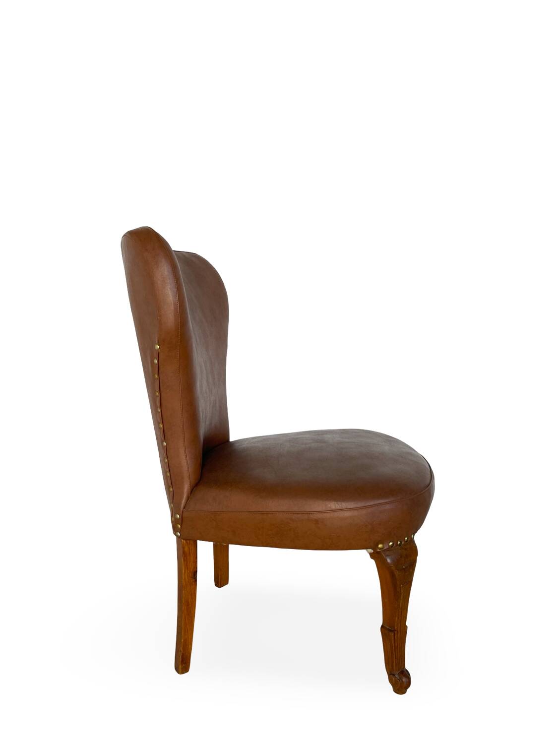 Ensemble de chaises d'appoint et tabouret pour pied, années 1950.