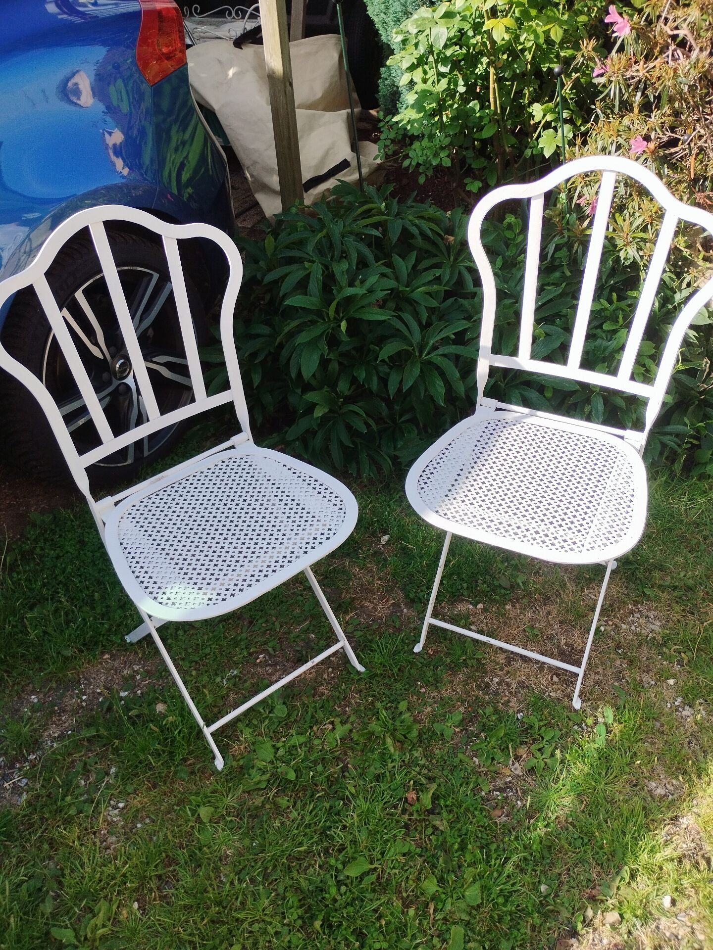 Salon de jardin ancien en fer