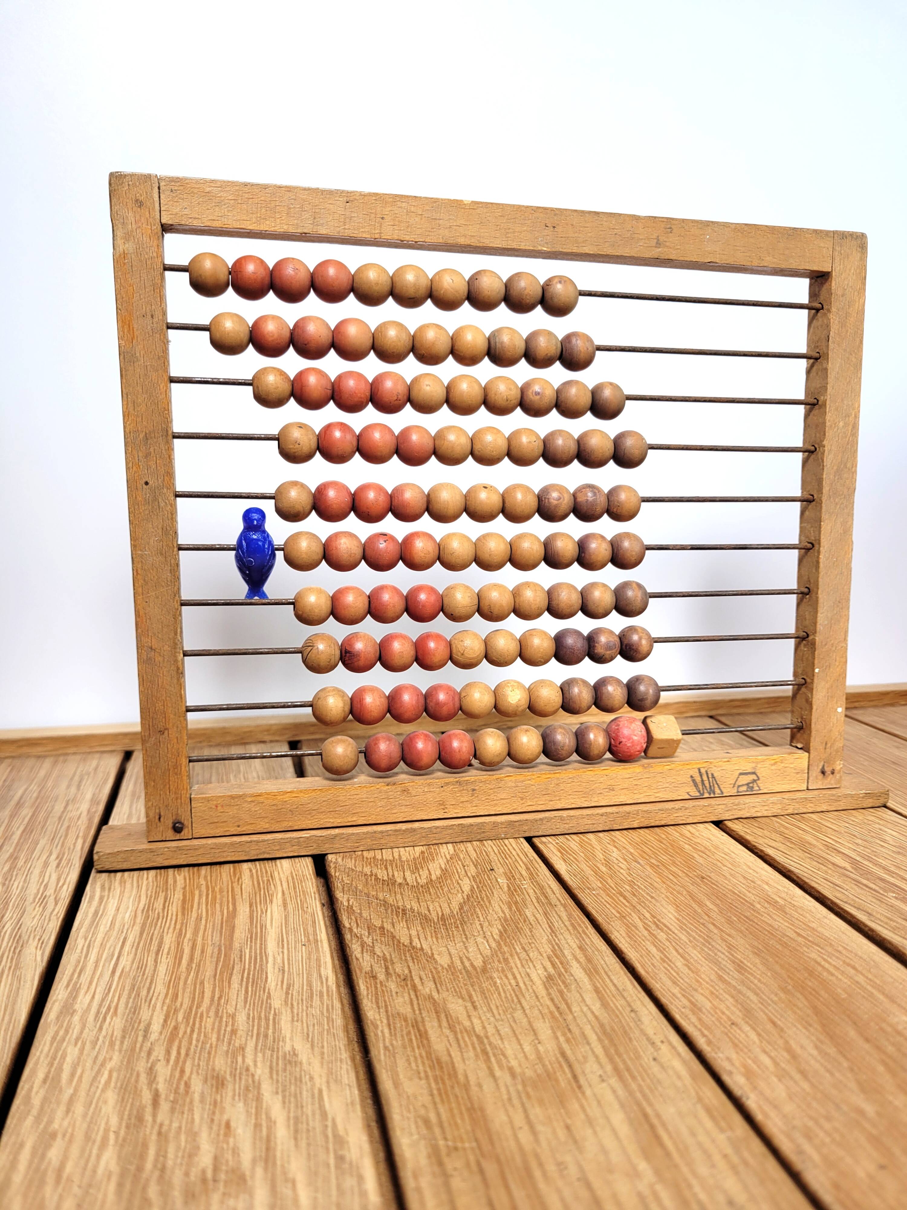 Antique wooden bowl for children