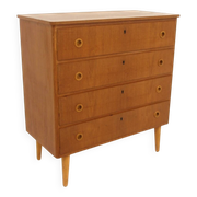 Commode scandinave en teck, Suède, 1960