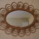 Rattan mirror