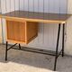Vintage wood and formica desk 1950